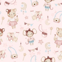 All About Girls - pink tapete