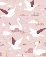 All I See Is Magic - pink tapete