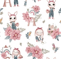 Artist Bunny papel pintado