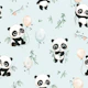 Baby Panda - blue