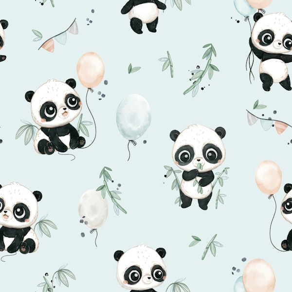 Baby Panda - blue