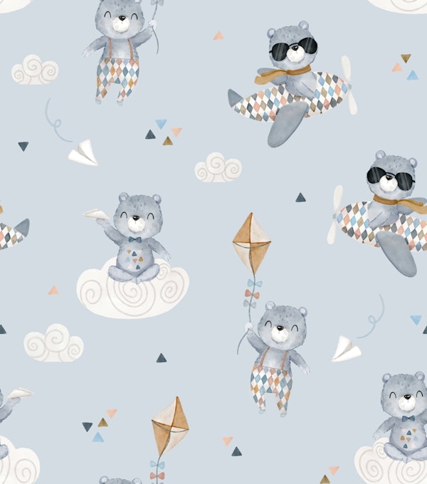 Bear in The Air - blue