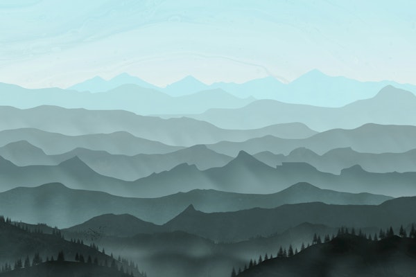 Misty Mountain Layers