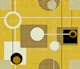 Mid-Century Style Motif Mustard