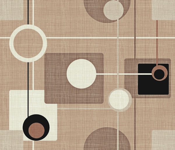 Mid-Century Motif Mocha