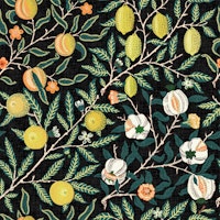 William Morris Pomegranate or Fruit Vibrant tapete