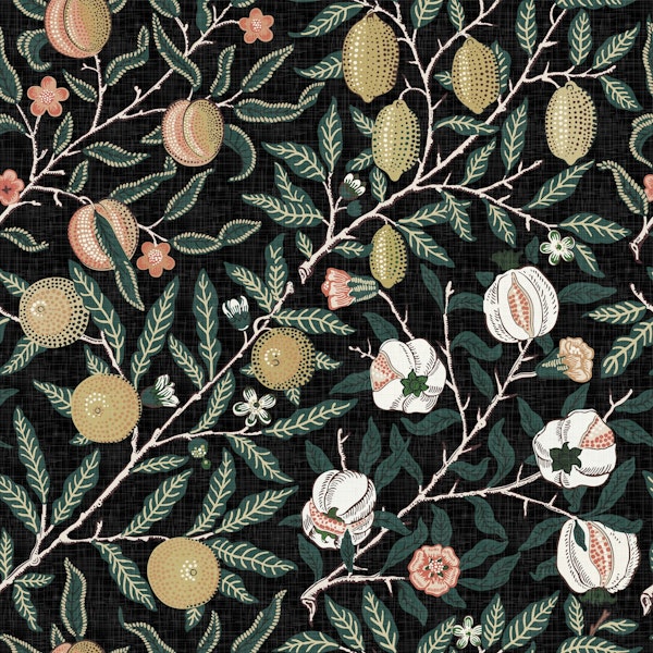 William Morris Pomegranate or Fruit Muted