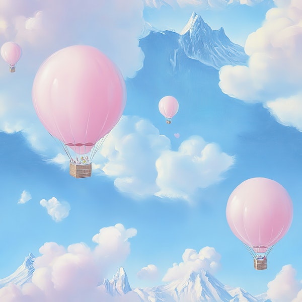 Bubble Gum Balloons (Pattern)