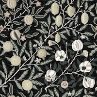 William Morris Pomegranate or Fruit Moody tapete