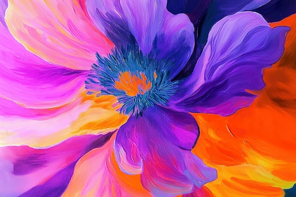 Bright Fluo Flower