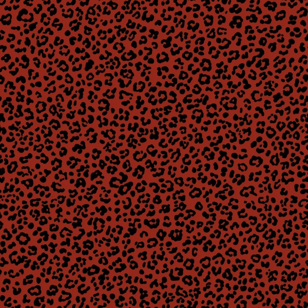 Crimson Wild Feline Texture