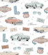 Classic Cars - white