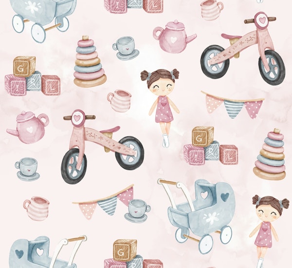 Retro Girls' World - pink