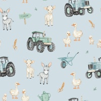 Fun At The Farm - blue ταπετσαρία