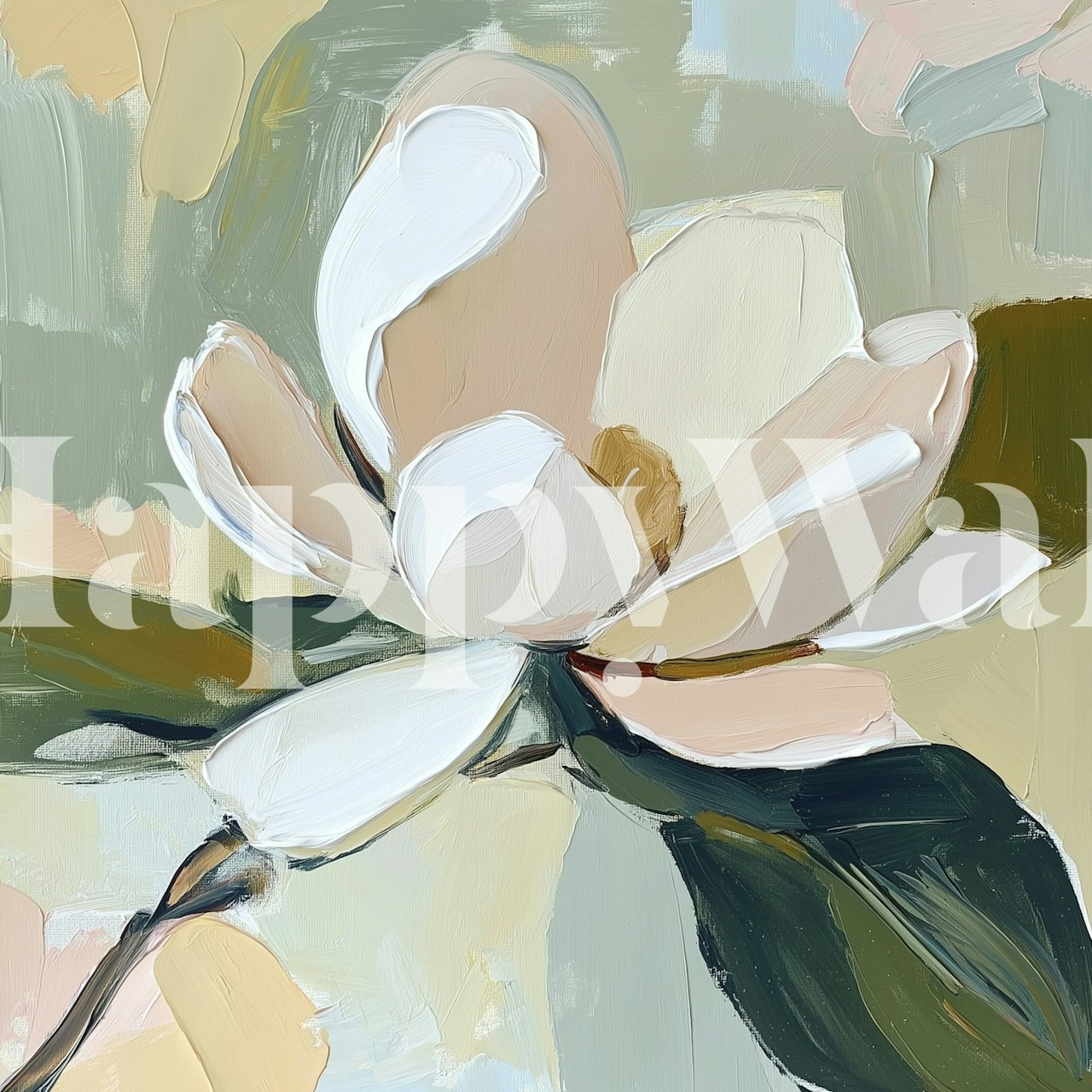 Magnolia Delights tapet i et stilig rom