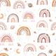 Boho Rainbows - pink