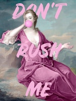 Bubblegum Lady wallpaper