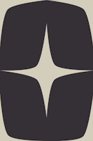 50s Atomic Starburst - Mid Century - Charcoal behang