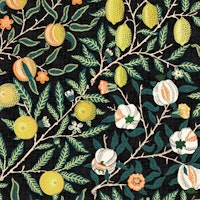 William Morris Pomegranate Fruit Vibrant tapet