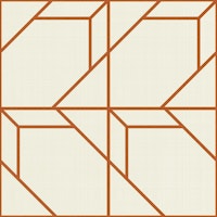 Minimal Balanced Grid - Warm behang