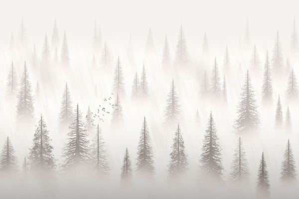 Forest Serenity Sepia