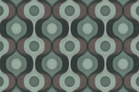 Earthy Sage 70s Groovy Geometry wallpaper