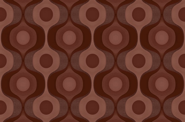 Moody Mocha Mousse 70s Groovy Geometry