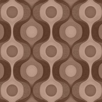 Moody Mocha 70s Groovy Geometry wallpaper