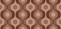 Moody Mocha 70s Groovy Geometry tapeta