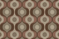 Moody Tan 70s Groovy Geometry behang