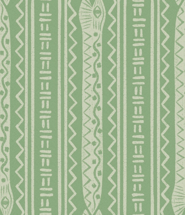 Snake Rustic Stripes Sage Green