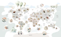 Wildlife Globe Explorer carta da parati