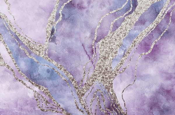 Watercolor Marble Gemstone