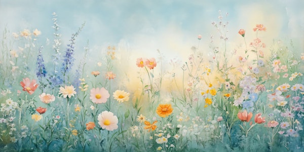 Watercolor Wildflower Serenity