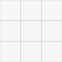 Grid Pattern - White with Large Grid papel pintado