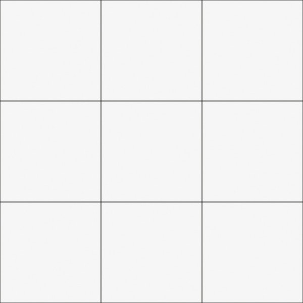 Grid Pattern - White with Large Grid