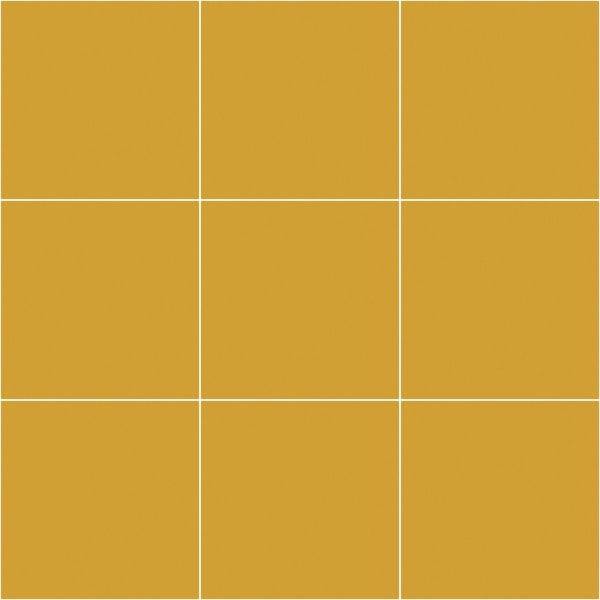 Grid Pattern - Mustard Yellow with Large Grid