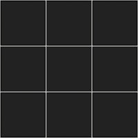 Grid Pattern - Black with Large Grid tapete