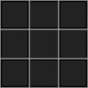 Grid Pattern - Black with Large Grid