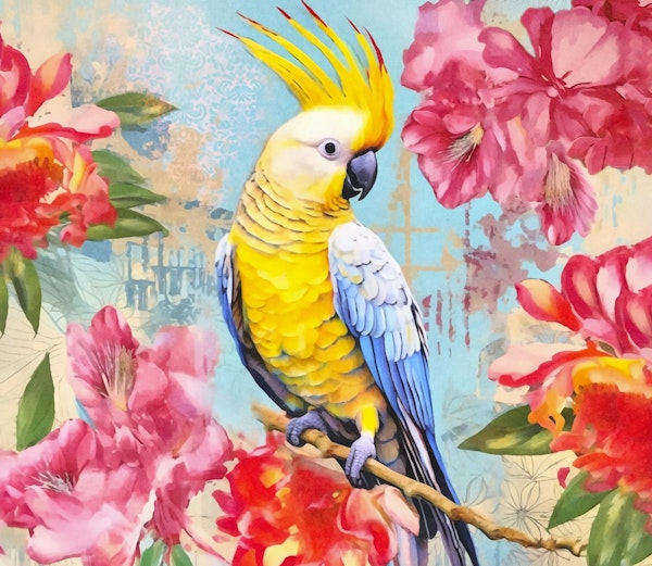Vibrant Parrot Paradise