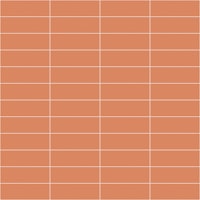 Horizontal Grid Pattern - Coral behang