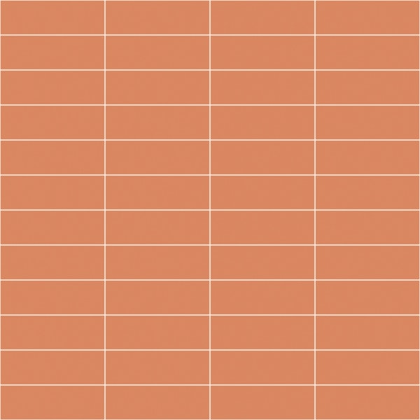 Horizontal Grid Pattern - Coral
