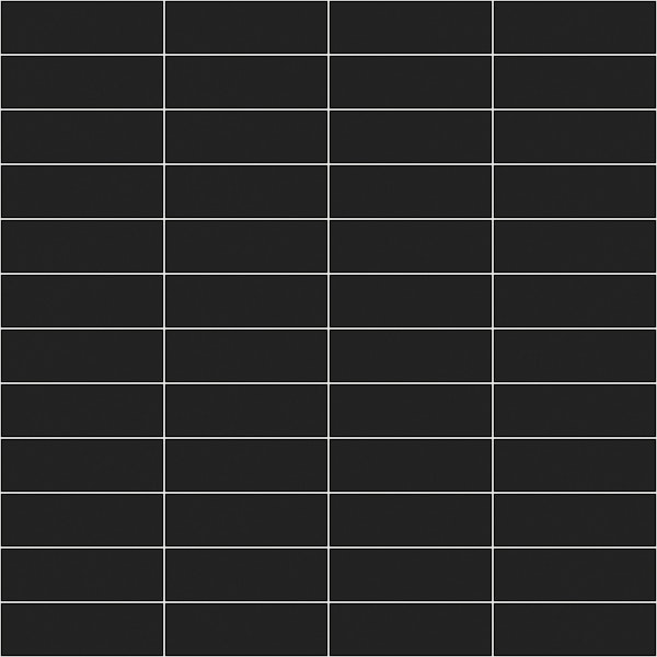 Horizontal Grid Pattern - Black