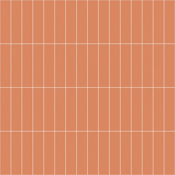 Vertical Grid Pattern - Coral