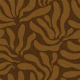 Flowing Modern Leaves Brown Soil WP