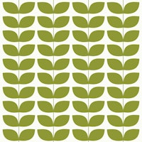 Danish Pattern Green tapete