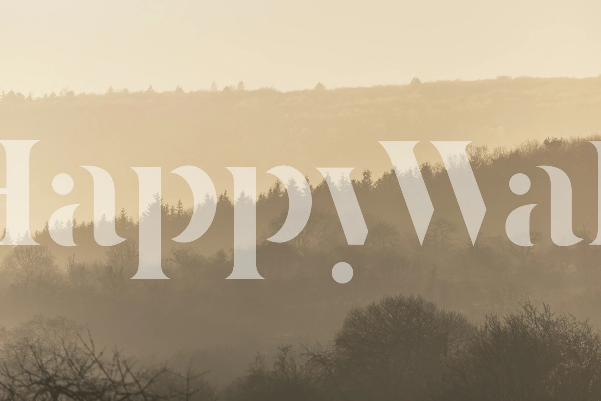 Soft earthy gradient patterns with trees silhouette wallpaper