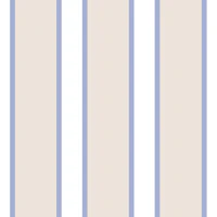 Bold Stripes - Hamptons Chic Blue papiers peint