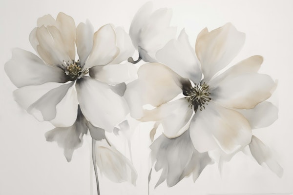 Graceful Ivory Bloom Elegance