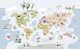 Whimsical World Animal Map